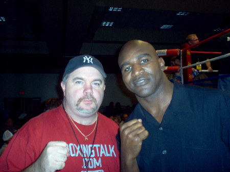 Me and Evander Holyfield