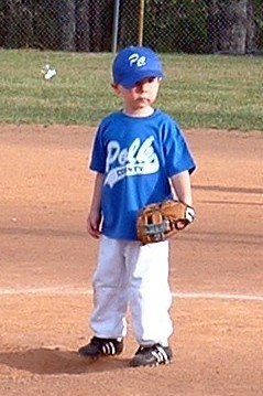 My little baseball player