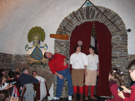 Dinner out in a German Castle