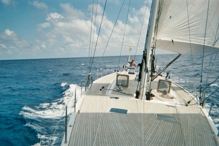Sailing from Bermuda last year