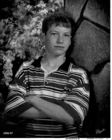 My son Dylan age 14 eighth grade