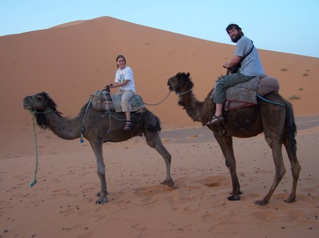 Morocco-sunrise camel ride