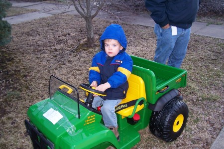 Alex on his Gator