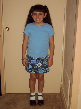 Megan's first day of 4th grade 2006