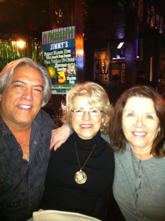 Joe with sisters Shirlee and Linda