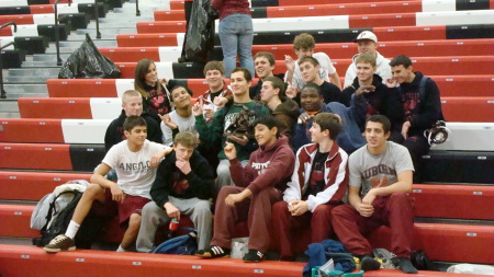 Christian and team with tournament trophy