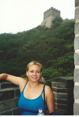 at the Great Wall