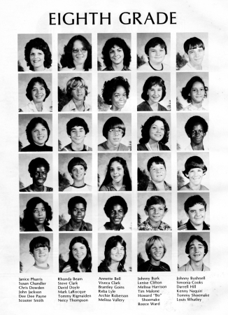 1980 Middle School Yearbook page 14