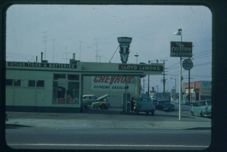 Lloyd's Chevron Service, 200 W. Anaheim, c. 1953