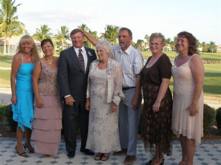 My brothers & sisters at my daughter's wedding