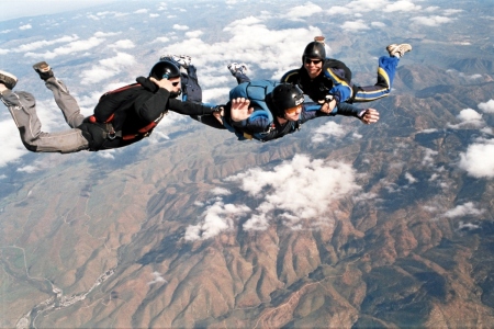 Skydiving First! 3-8-09
