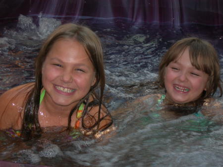 Maranda and Tori love the water!