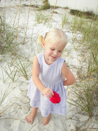 Addison (addie) on the beach