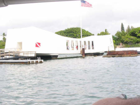 USS AZ Memorial in Oahu, HI 10/24/03