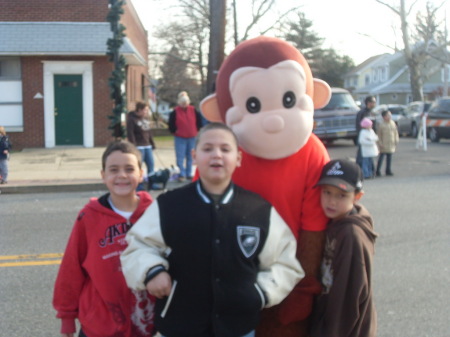 The grandkids at the parade