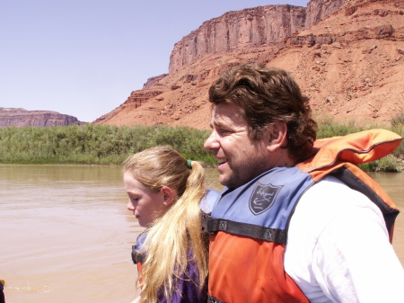 Tony and Katie on the Colorado River