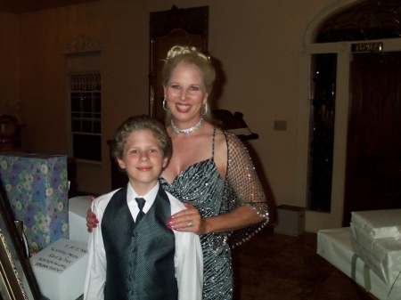 Wife - Debra & Son -Lloyd at Tim's wedding