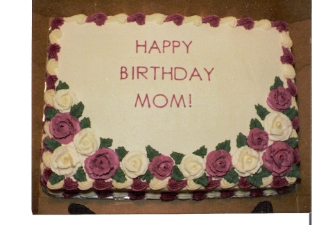 CAKE I MADE FOR MY MOM