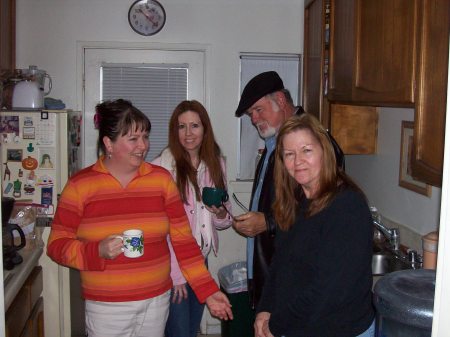 We all tend to congregate in the kitchen!