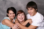 my kids and I for our family portraits