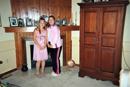 Britt and me Homecoming dance