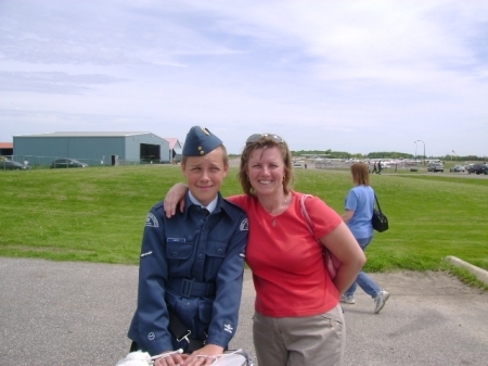 Connor and I at Brampton Flying Club