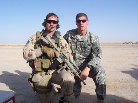 My cousin (left) in Iraq (2007)