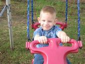 levi on swing, 2007