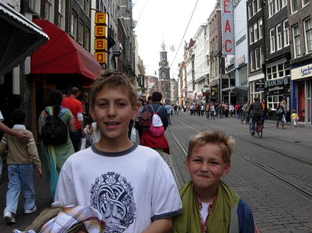 Remington and Wyatt in Amsterdam