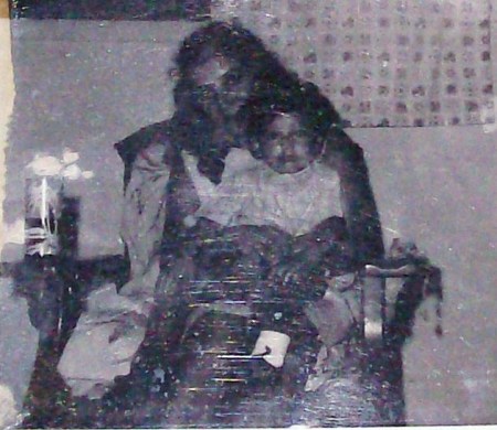 My mom and I  1973-1974