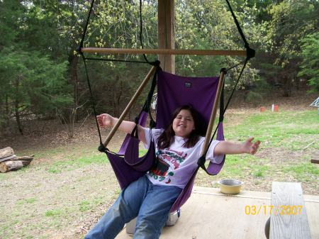 Taylor at our favorite place in Texas - the Lake