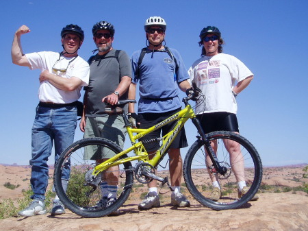 The Slick Rock mountain bike crew