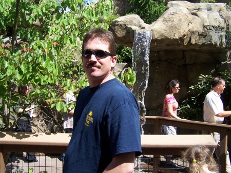 Michael at the zoo