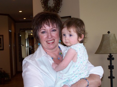 My sister, Leigh and her granddaughter, Stella