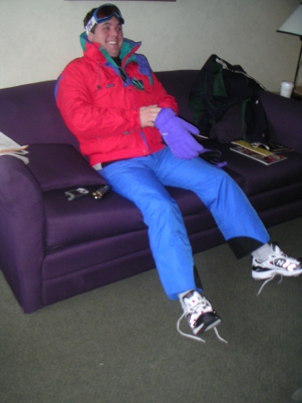 Craig Milton in Whistler March 2007.  Ski clothes from 1987.  Fits like a glove.