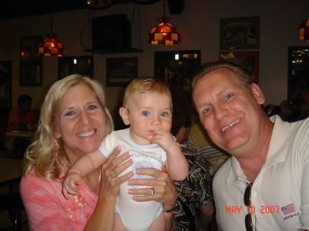 Me, my nephew Brady and my husband Kevin