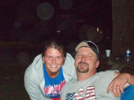 Tiffany & I camping 2008