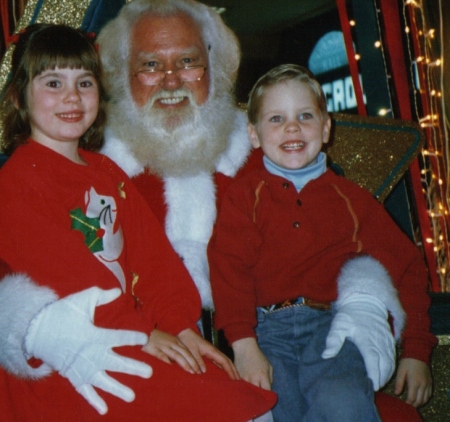 Amber, Santa and J.T.