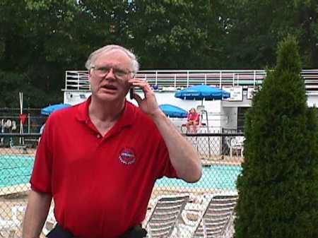 WORKING AT THE POOL