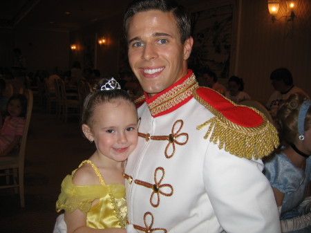 Zoe & Prince Charming in Disneyworld April 2007