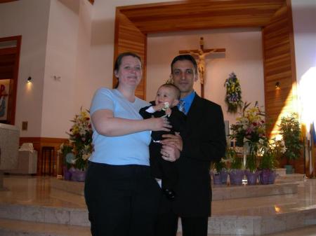 Tristan's Baptism March 30, 2008