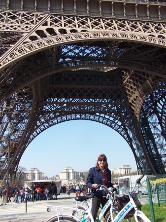 Biking in Paris