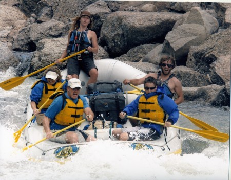 Family raft trip