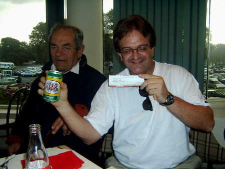 Cashing A Win Ticket at the Jocky Club In Rio De Janero