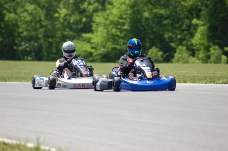 Leading A canadian to the checker flag