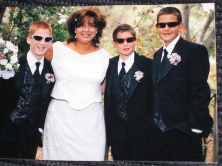 Me with the groomsmen 2001