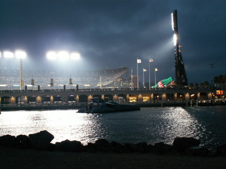 Nightime Shot at PacBell Park