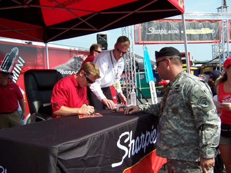 Meeting Jamie McMurray at Bristol