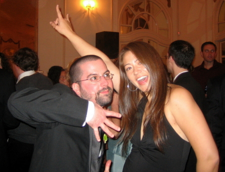 Getting down at a wedding