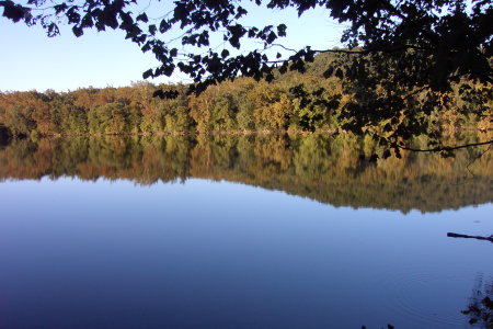 The River down the street.